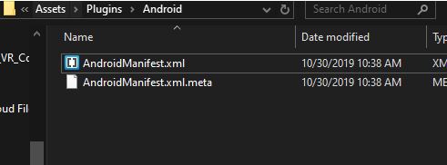 Android Manifest in File System
